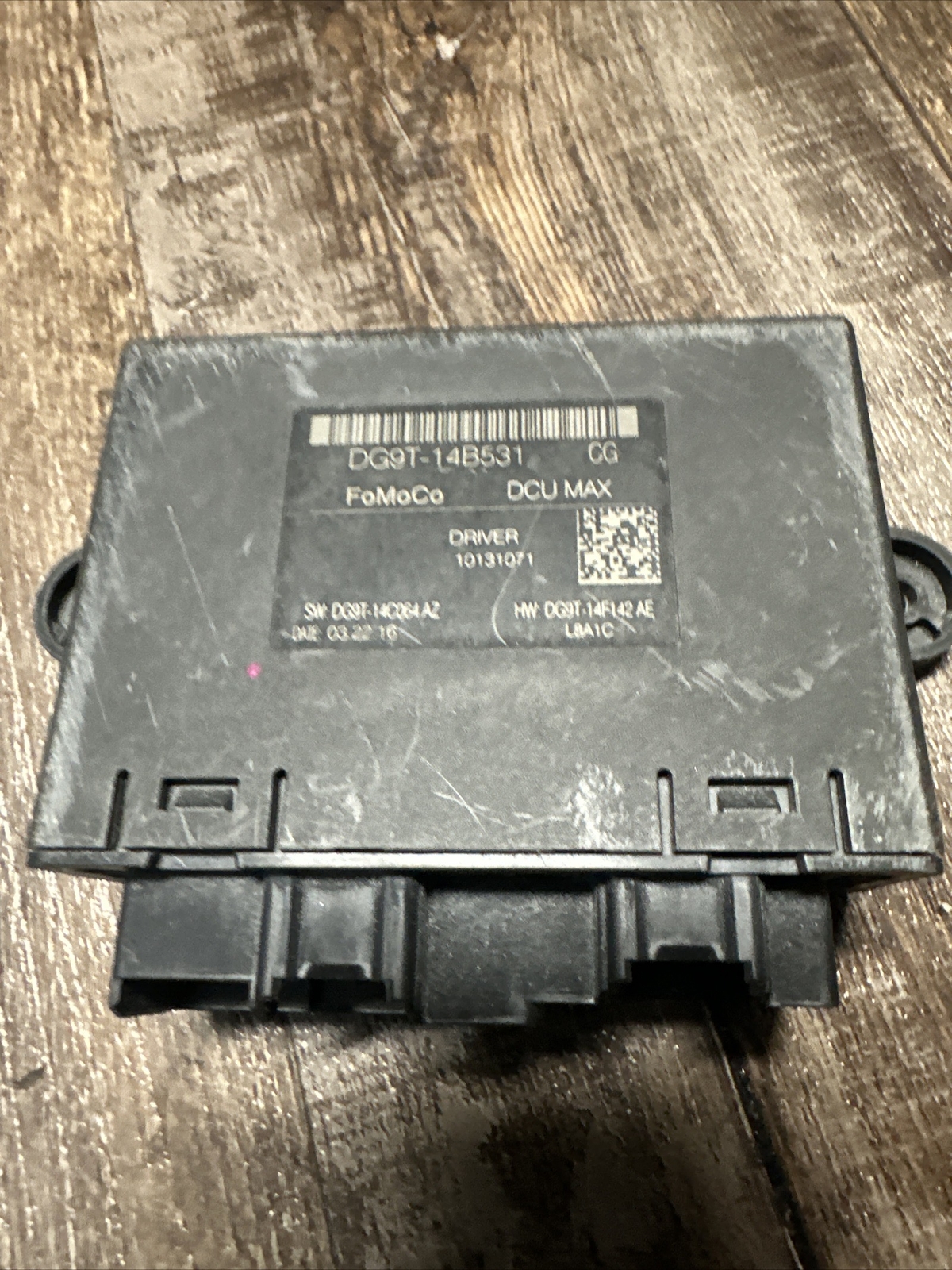13 14 FORD FUSION LINCOLN MKZ DG9T 14B531 AL DOOR CONTROL UNIT MODULE