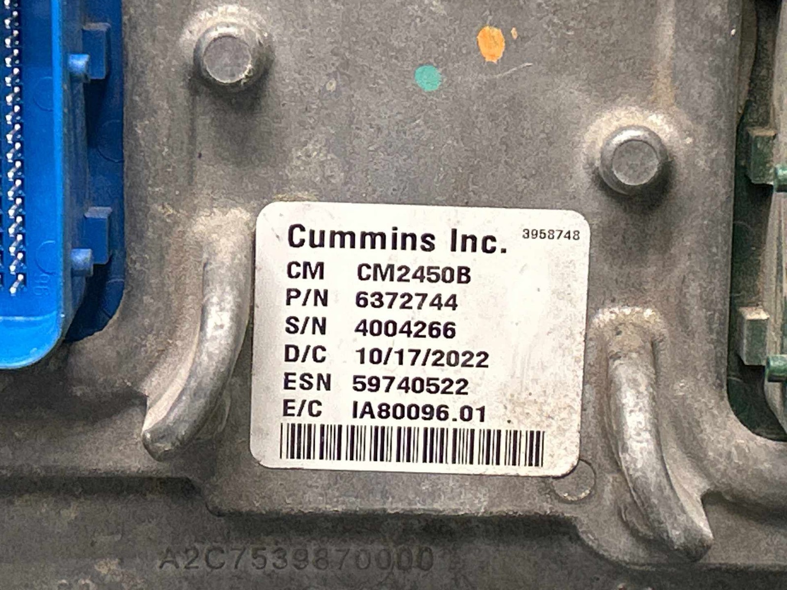 2022 Ram 3500 Chassis Electronic Control Module