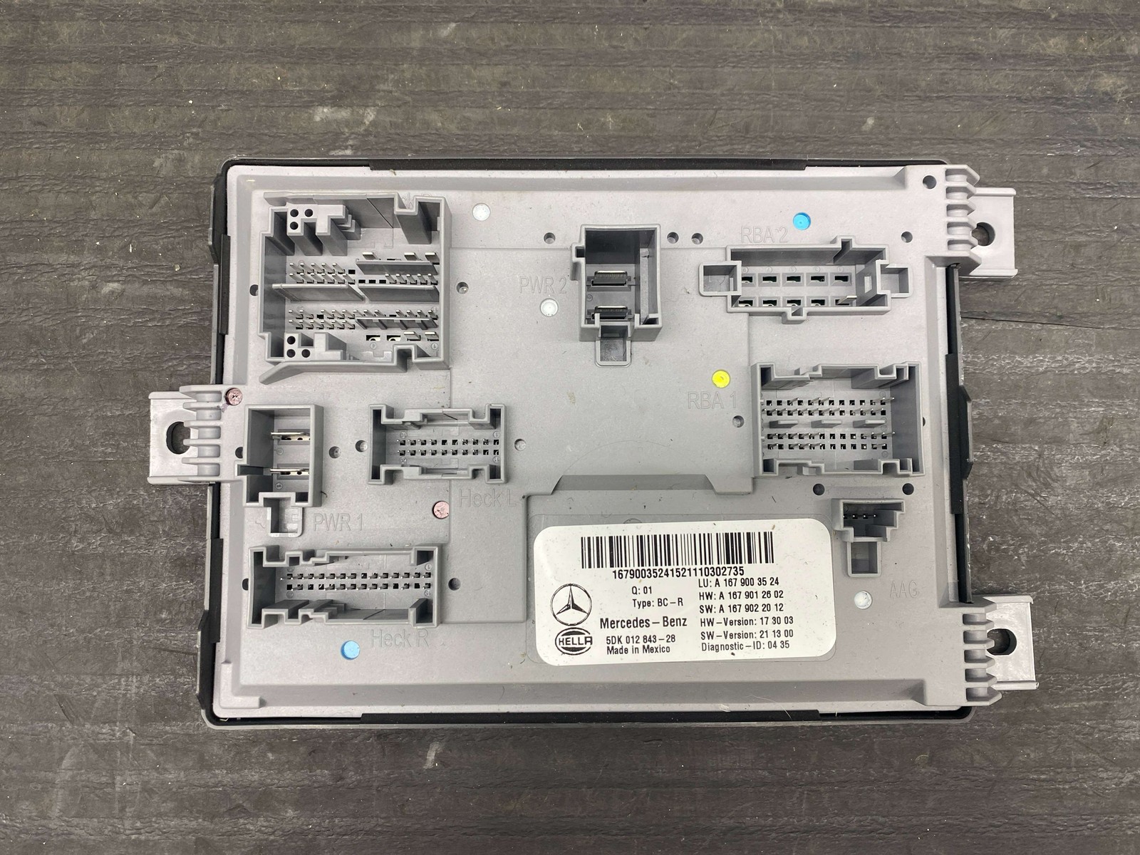 2021-2026 MERCEDES GLE 53 AMG V167 SAM COMFORT CONTROL MODULE UNIT 1679003524