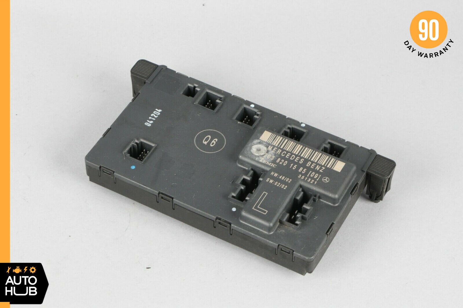 01-07 Mercedes W203 C230 C280 C320 Door Control Module Front Left 2038201585 OEM