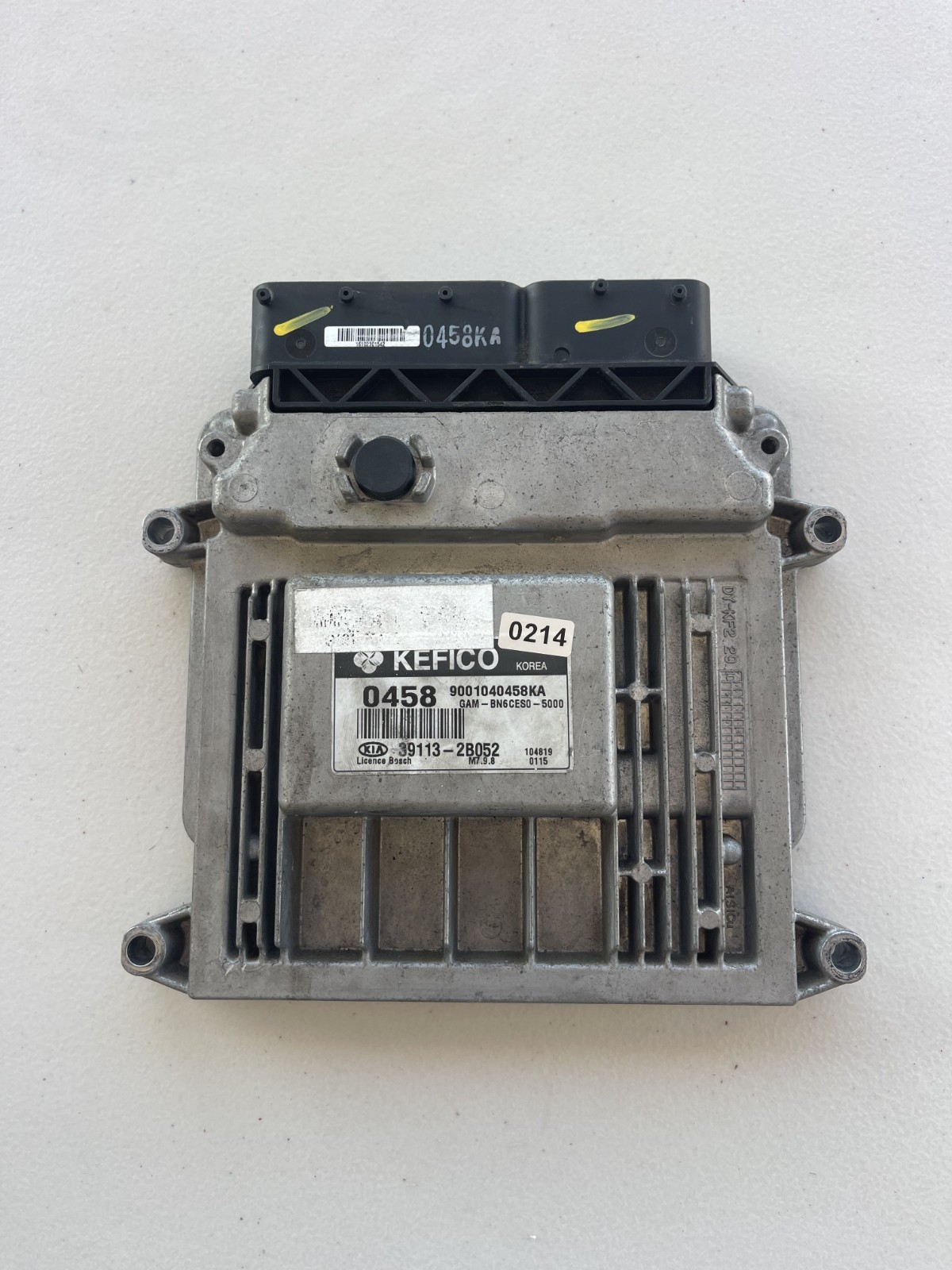 2011 KIA SOUL 1.6L M/T ECU PCM ENGINE COMPUTER CONTROL MODULE 39113-2B052 ECU