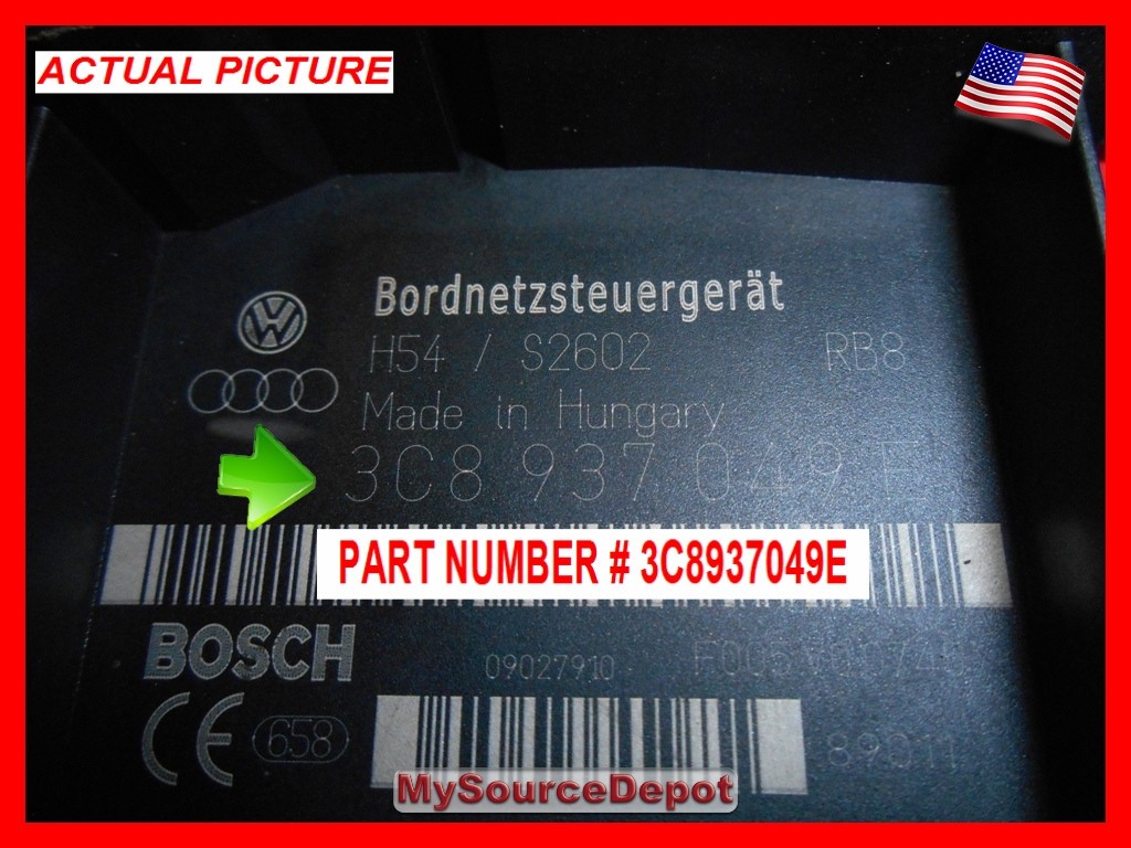 2008,2009,2010,2011,2012,2013,2014,Scirocco MK3,BODY Control Module,3C8937049E