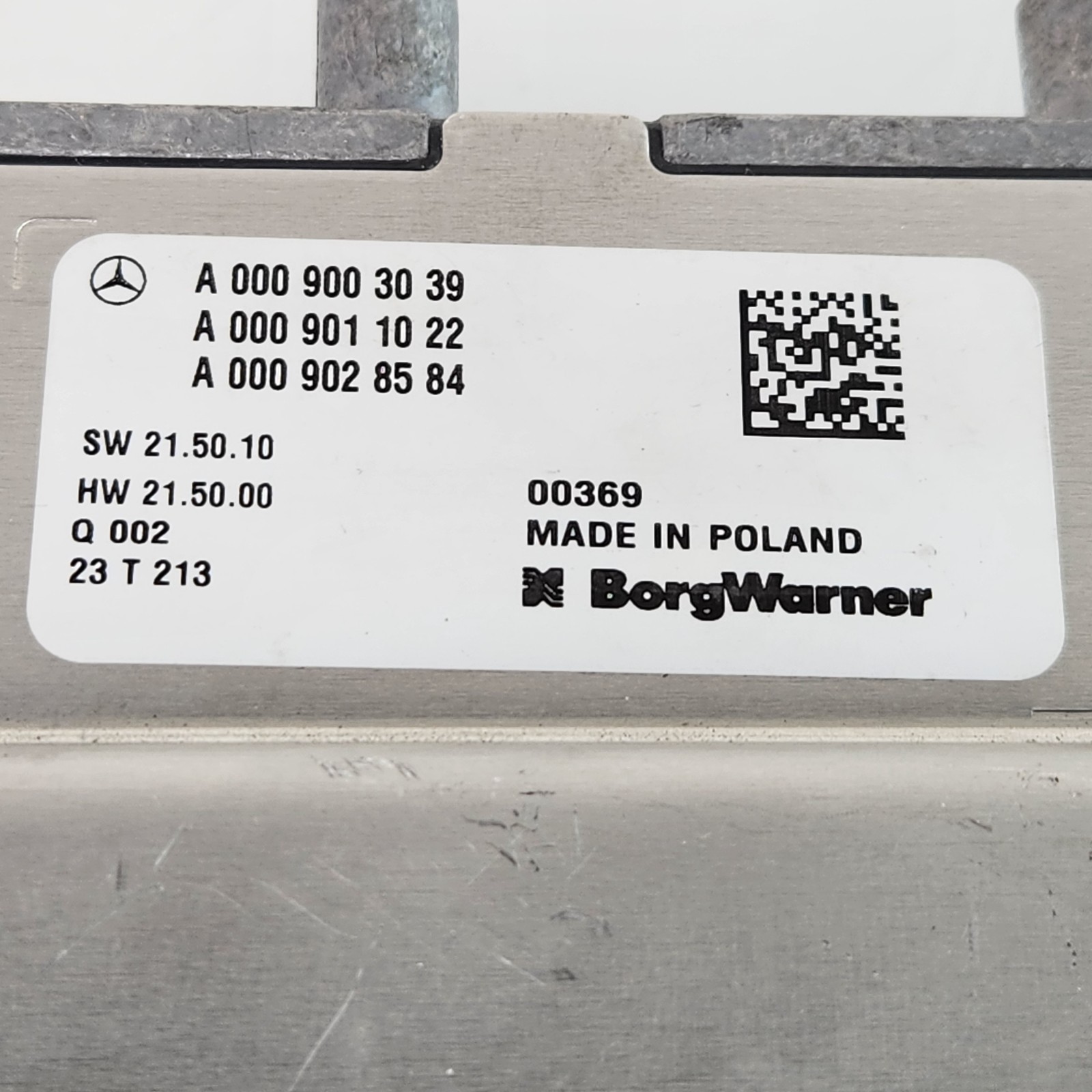 2023 Mercedes-Benz A-Class W177 Starter Battery Control Unit Silver A0009003039