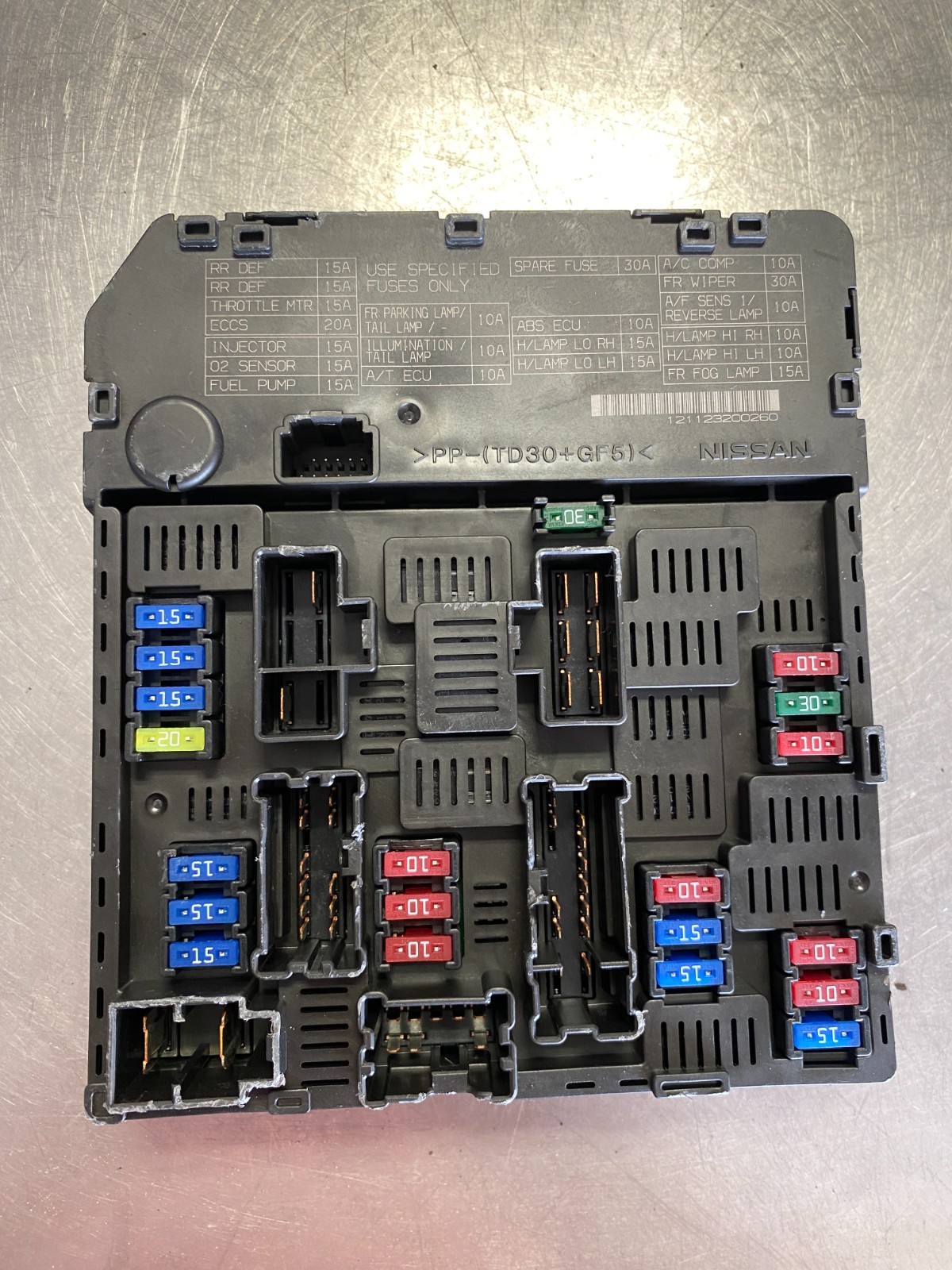 2007-2012 Nissan Sentra Engine Room Control Unit-IPDM P/N 284B6-ET03A