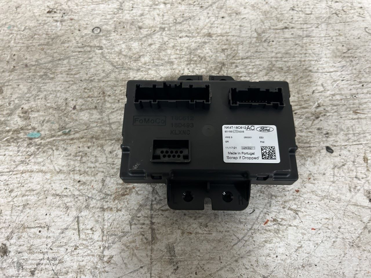 2022 FORD TRANSIT35 HVAC Control Module OEM Part Number NK4T18C612AC