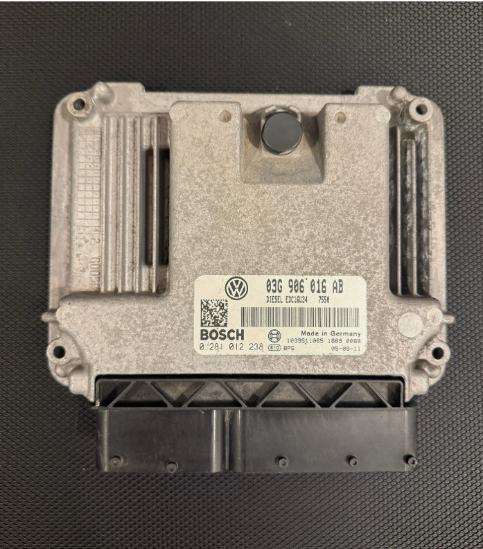 2005-2006 VOLKSWAGEN JETTA 1.9 BRM TDI, M/T, ECU/ECM, 03G-906-016-AB, VW
