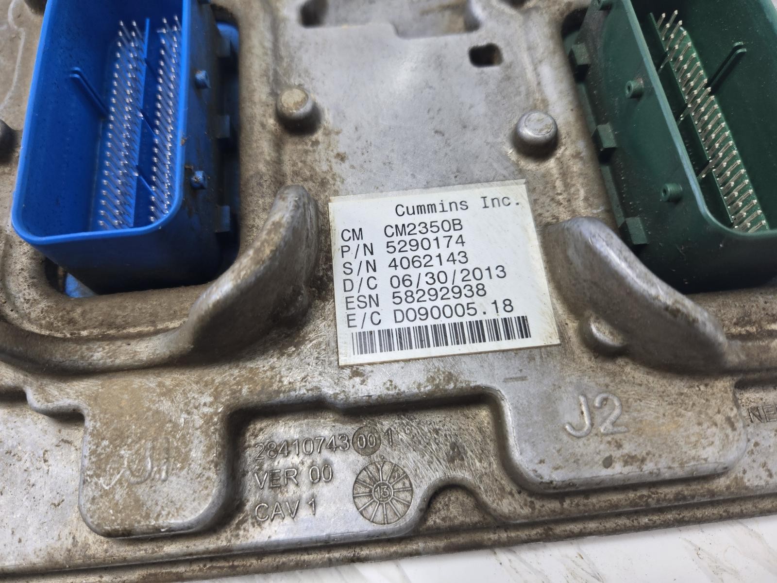 2013 Ram 4500-5500 Electronic Control Module, 6.7L Cummins, AT, 10LUG ID 5290174