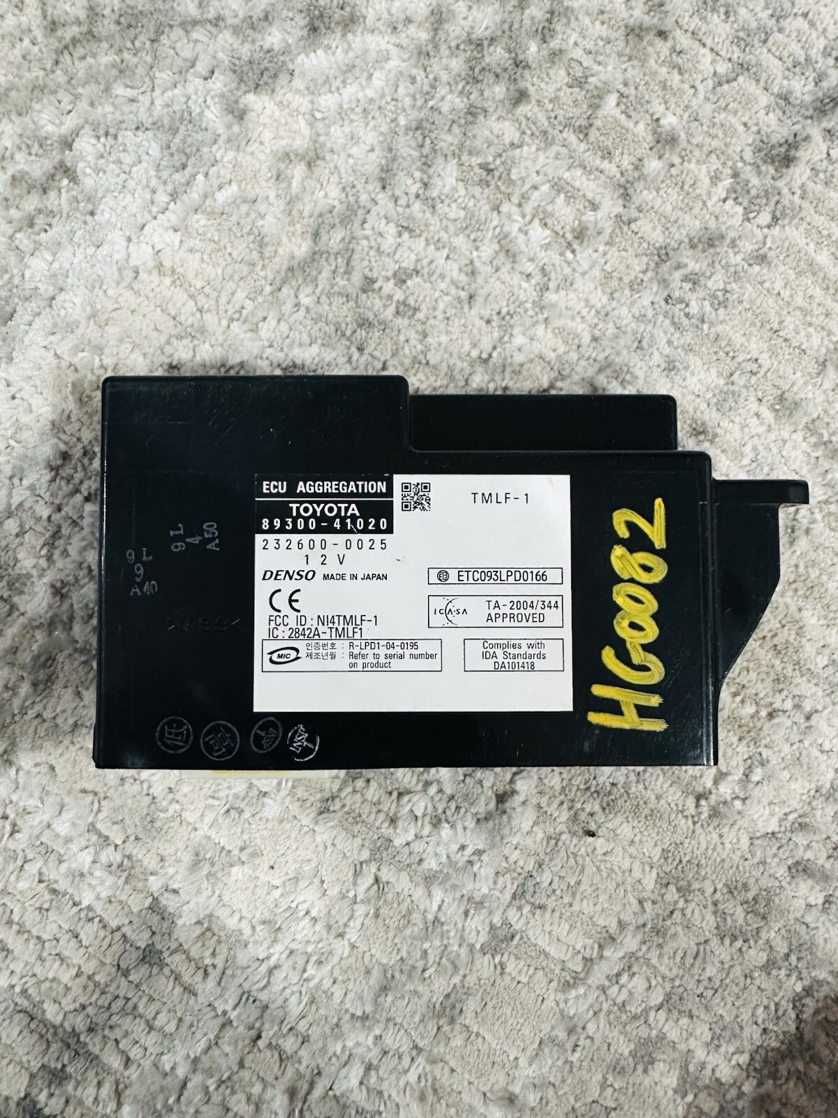 2005- 2010 AVALON ECU AGGREGATION Control Module 8930041020 ECM Computer