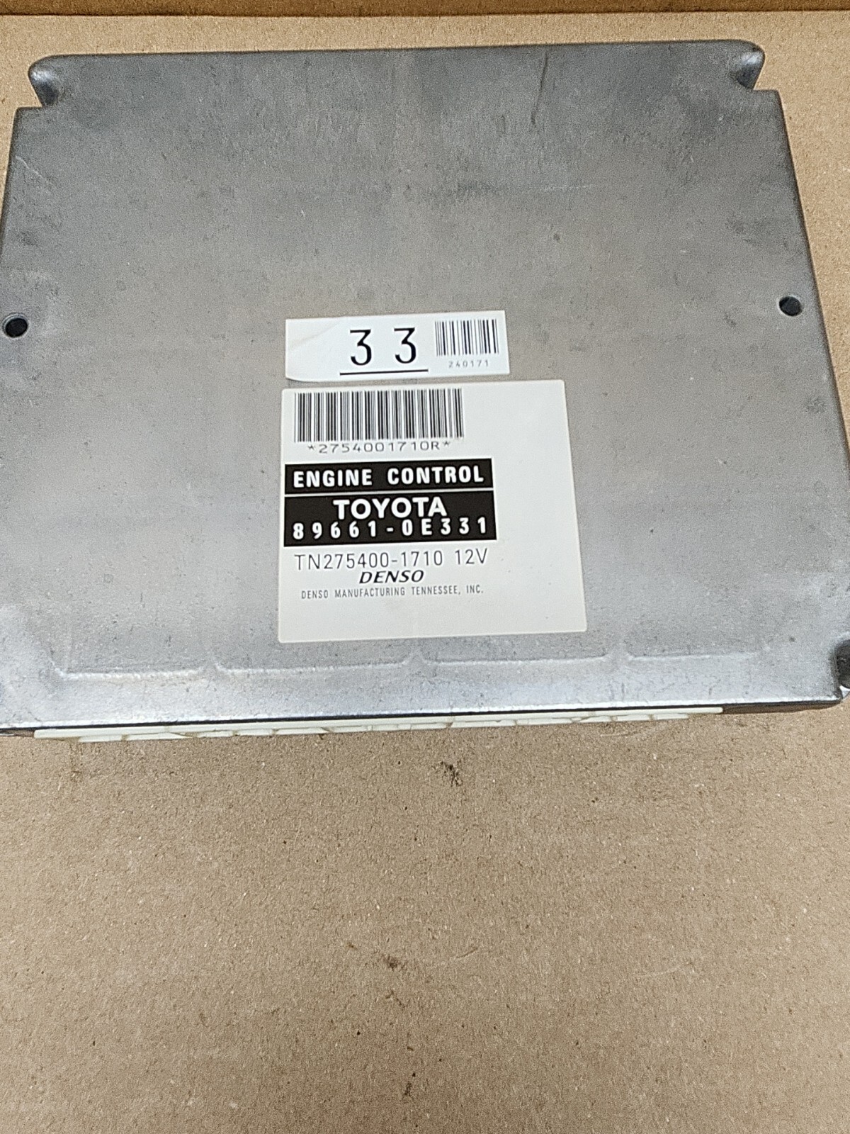 🏁 09-10 Highlander 89661-0E331 Computer Brain Engine Control ECU ECM EBX Module