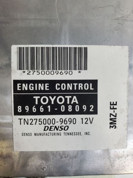 Engine ECM Electronic Control Module FWD Fits 04 SIENNA 89661-08092