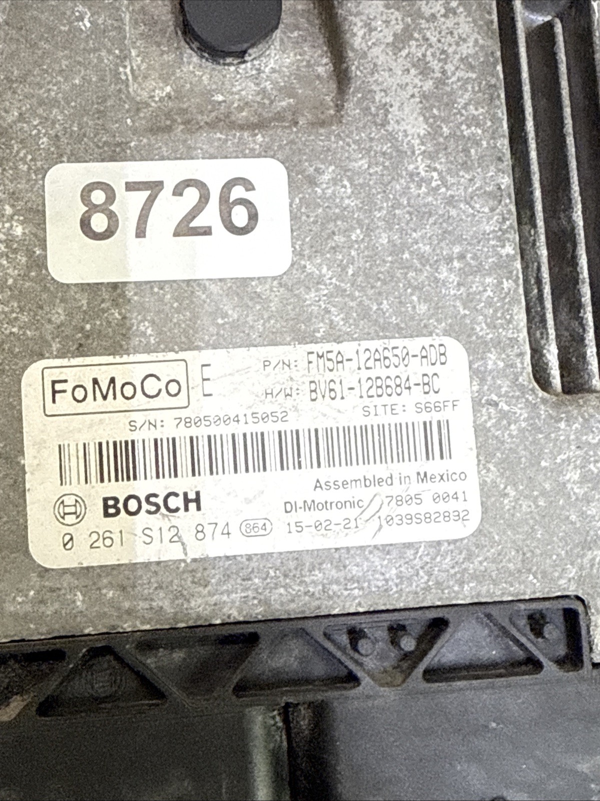 2013-2018 Ford Focus Electronic Engine Computer Control Module OEM FM5A12A650ADB