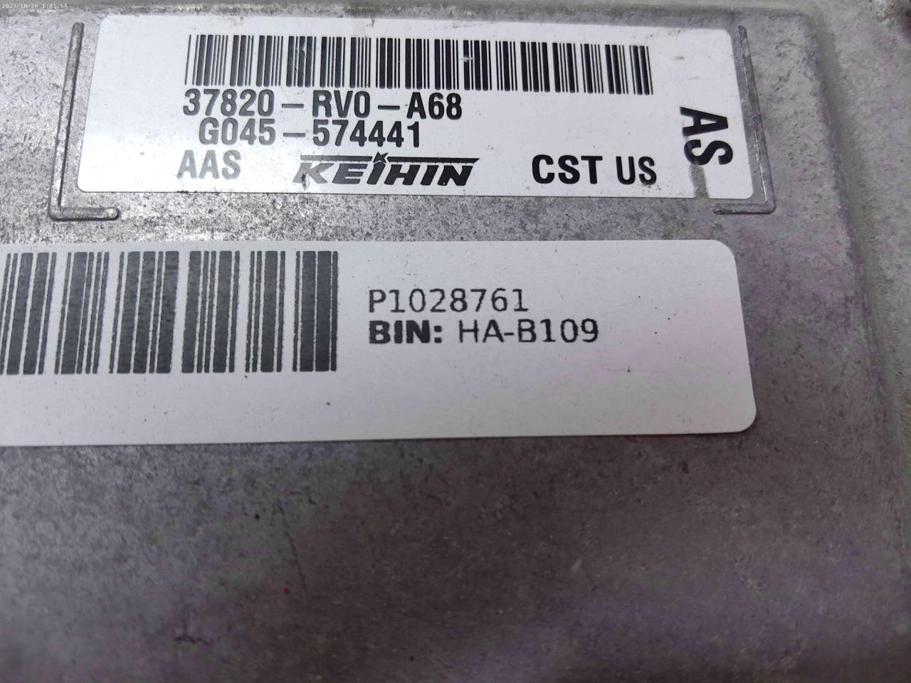 ENGINE COMPUTER HONDA ODYSSEY 2014 2015 2016 37820-RV0-A68 PCM ECM ECU OEM