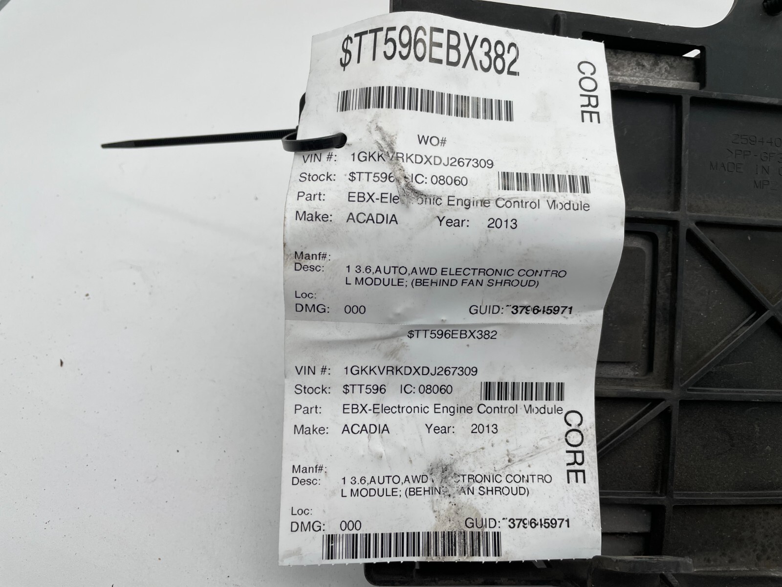 2013-2016 GMC Acadia 3.6 Engine Control Module Unit ECU ECM OEM 12657776