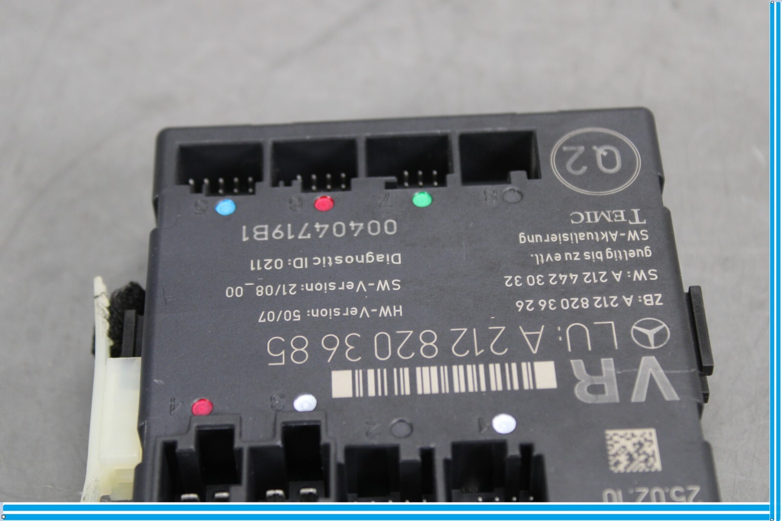 08-16 Mercedes E350 E550 Front Right Passenger Side Door Control Module Oem