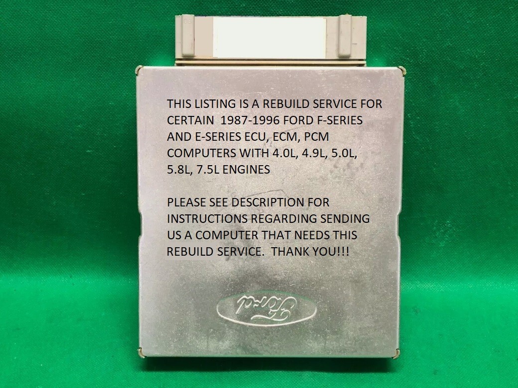 REBUILD REPAIR SERVICE 87-96 FORD F150 F250 RANGER 4.0, 4.9L, 5.0L, 5.8L, 7.5L