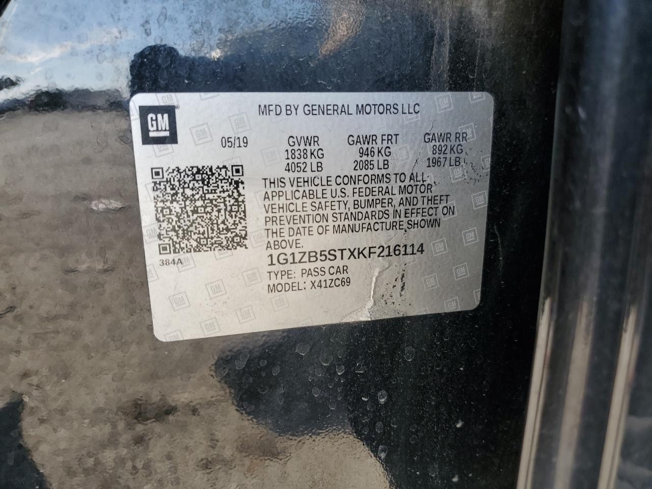 Used Body Control Module fits: 2019 Chevrolet Malibu Body Control BCM Grade A