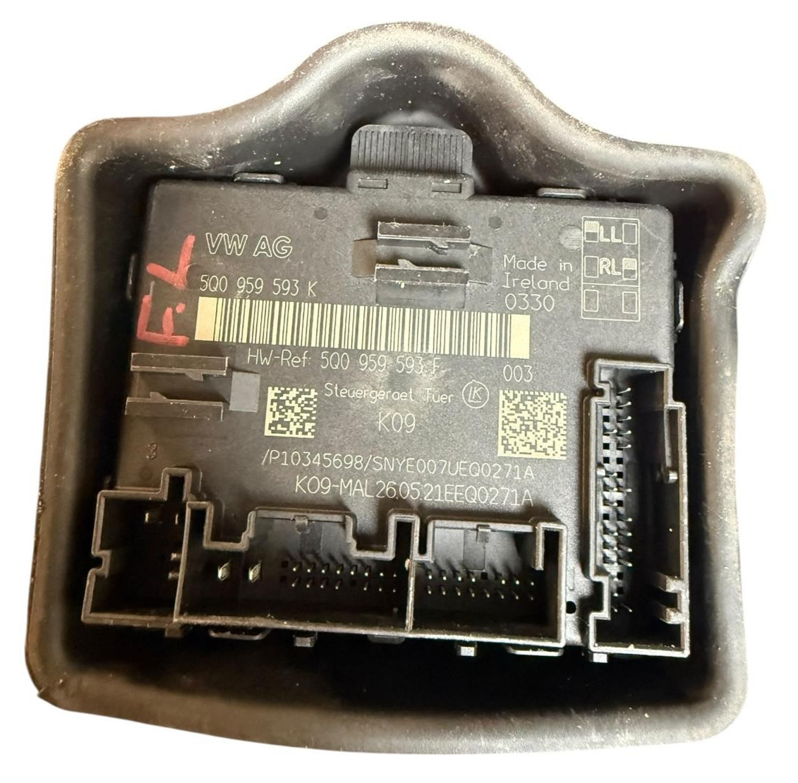 2019-2022 AUDI Q3 FRONT LEFT SIDE DOOR WINDOW CONTROL MODULE UNIT 5Q0959593F OEM