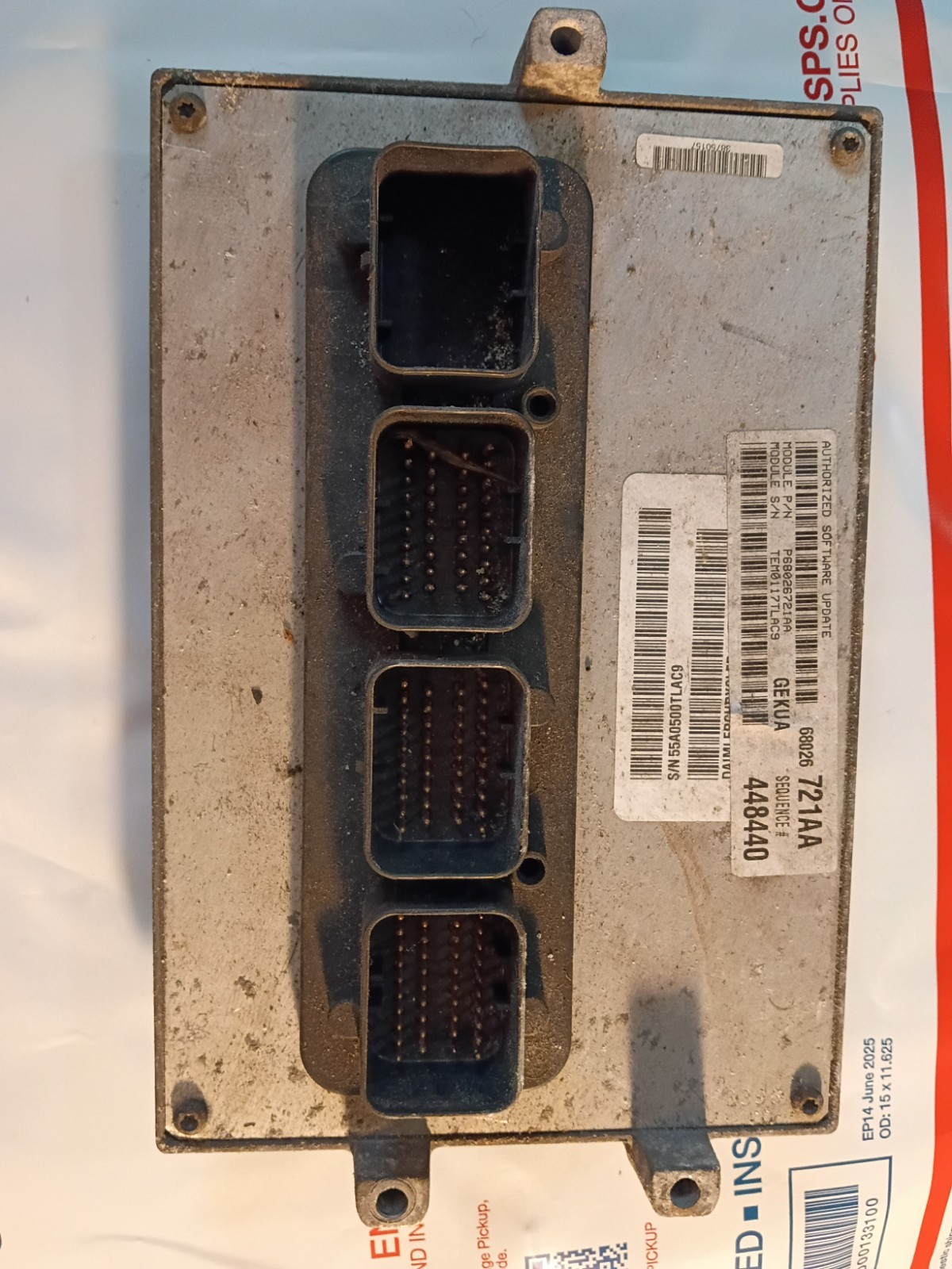 2007 Jeep Commander 3.7L ECM ECU 68027721AA