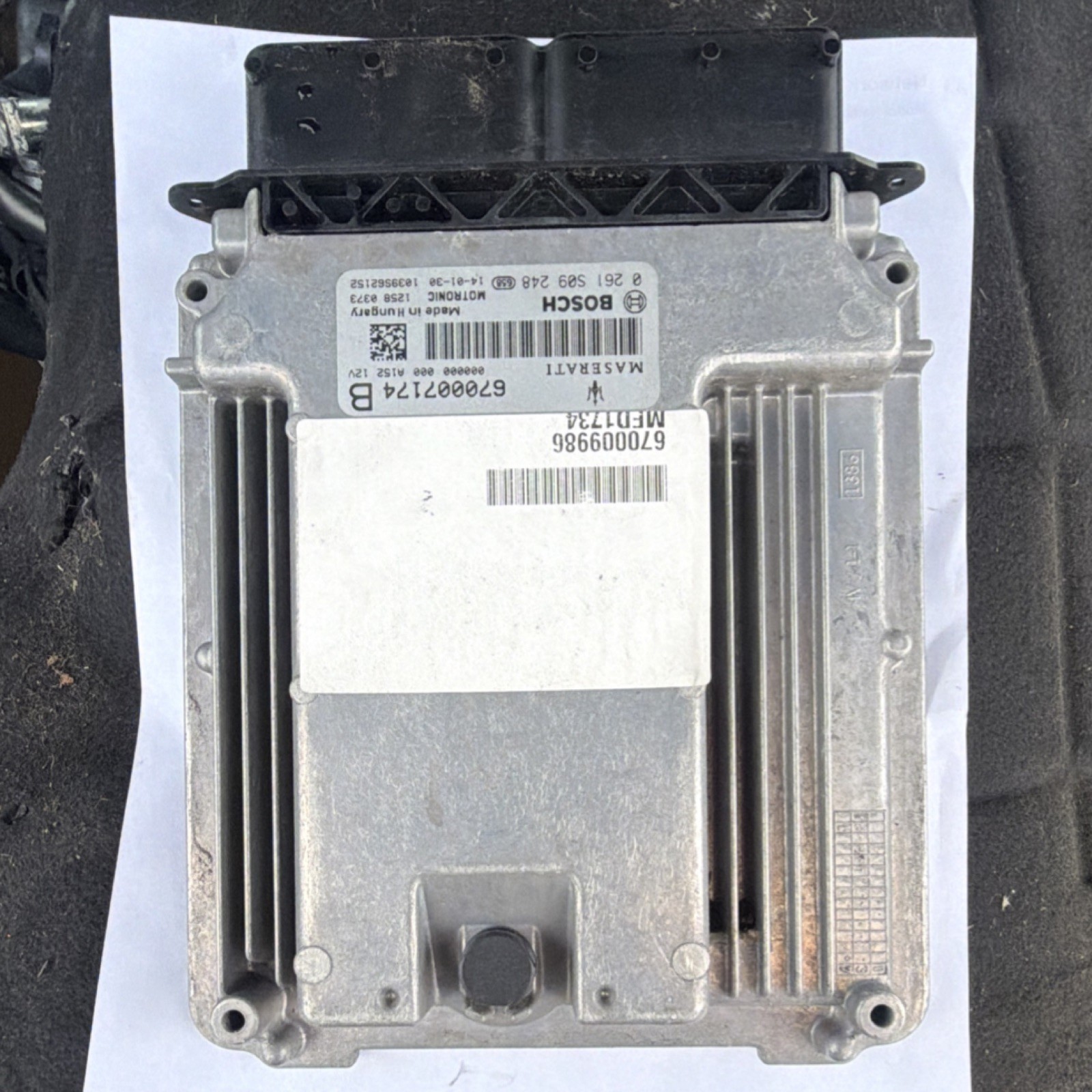 2013-2022 Maserati Ghibli Engine Control Unit OEM Used 80K Miles Free Shipping