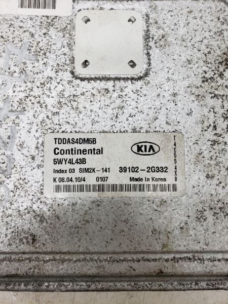 2010 Kia Forte Engine ECM Electronic Control Module By Air Cleaner OEM 719812