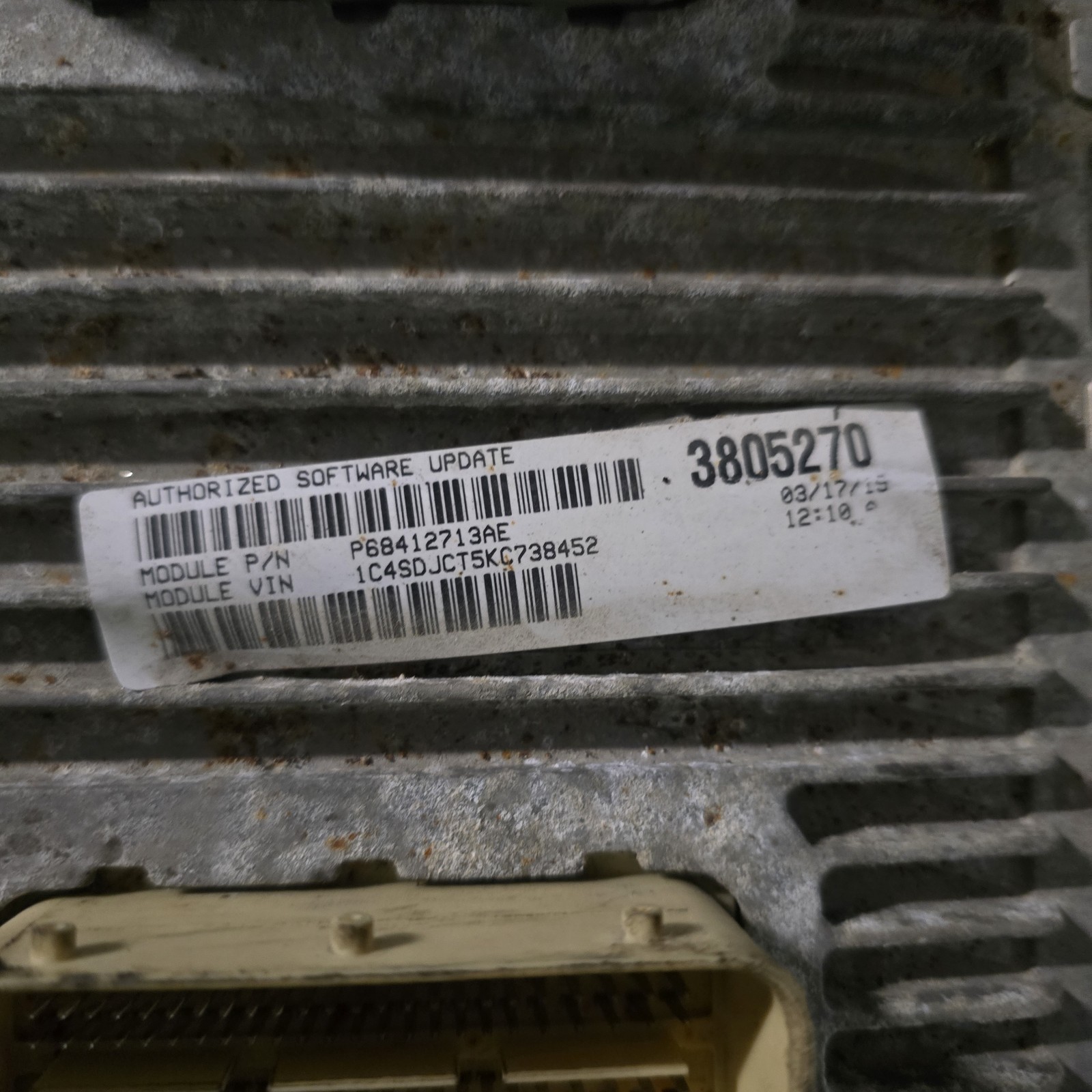 2018 2019 Dodge Durango RT 5.7L OEM ECU ECM 68331184 ***CONDITION UNKNOWN***
