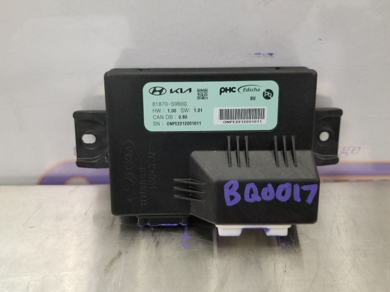 23 2023 KIA TELLURIDE SX POWER LIFTGATE CONTROL MODULE 81870S9600