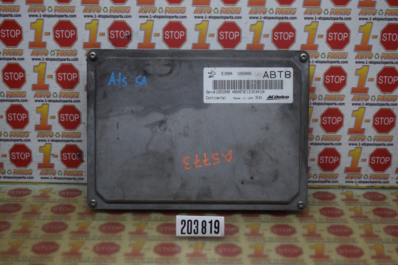 2013-2015 CADILLAC ATS ENGINE COMPUTER MODULE ECU ECM 12653998 ABT8 OEM