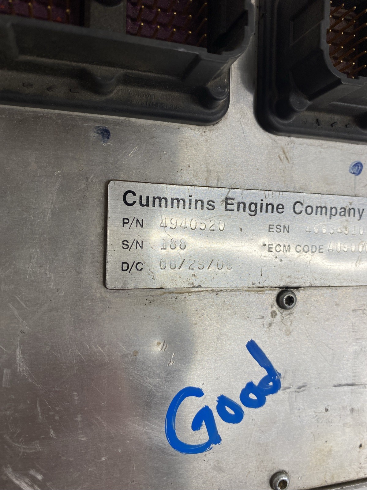 USED OEM Cummins ISB Engine Control Module ECM ECU 4940520 No Core Charge