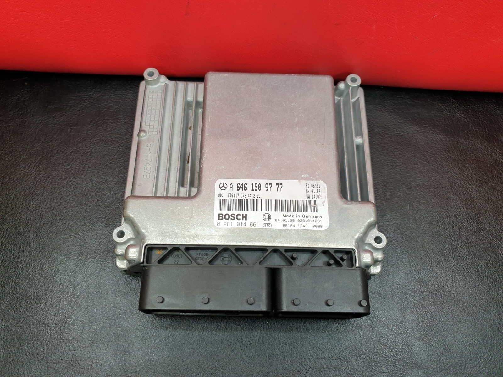 A6461509777 Mercedes CLK 220 CDI W209 C209 W203 Engine Control ECU 0281014661