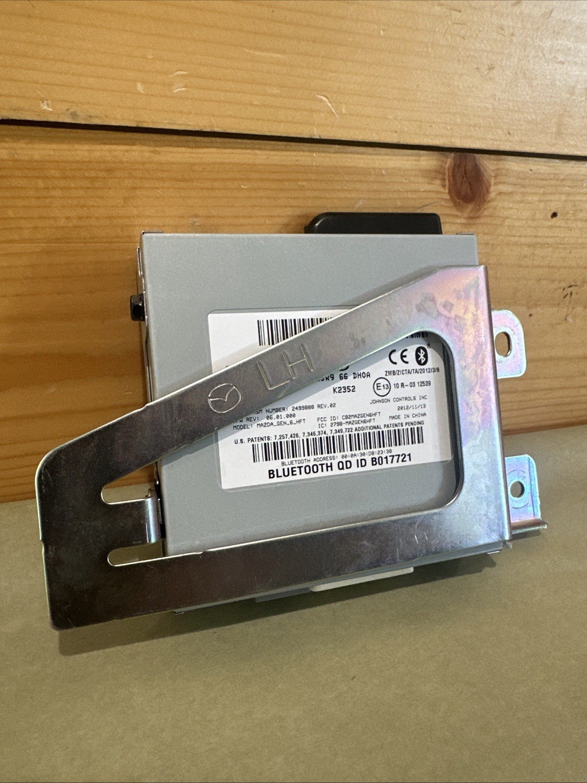 2013 2014 2015 2016 MAZDA 6 COMMUNICATION CONTROL MODULE GJR966DH0A OEM 13 14 15