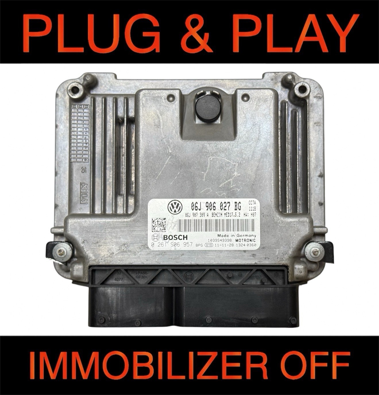 2012-2013 VW Volkswagen Tiguan 2.0L Engine Computer ECU 06J906027BG PROGRAMMED
