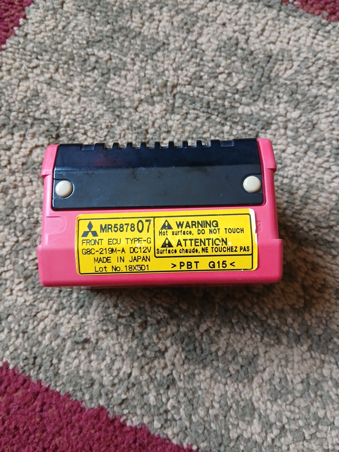 OEM 04-09 MITSUBISHI ECLIPSE GALANT OUTLANDER ENDEAVOR FRONT ECU RELAY MR587807