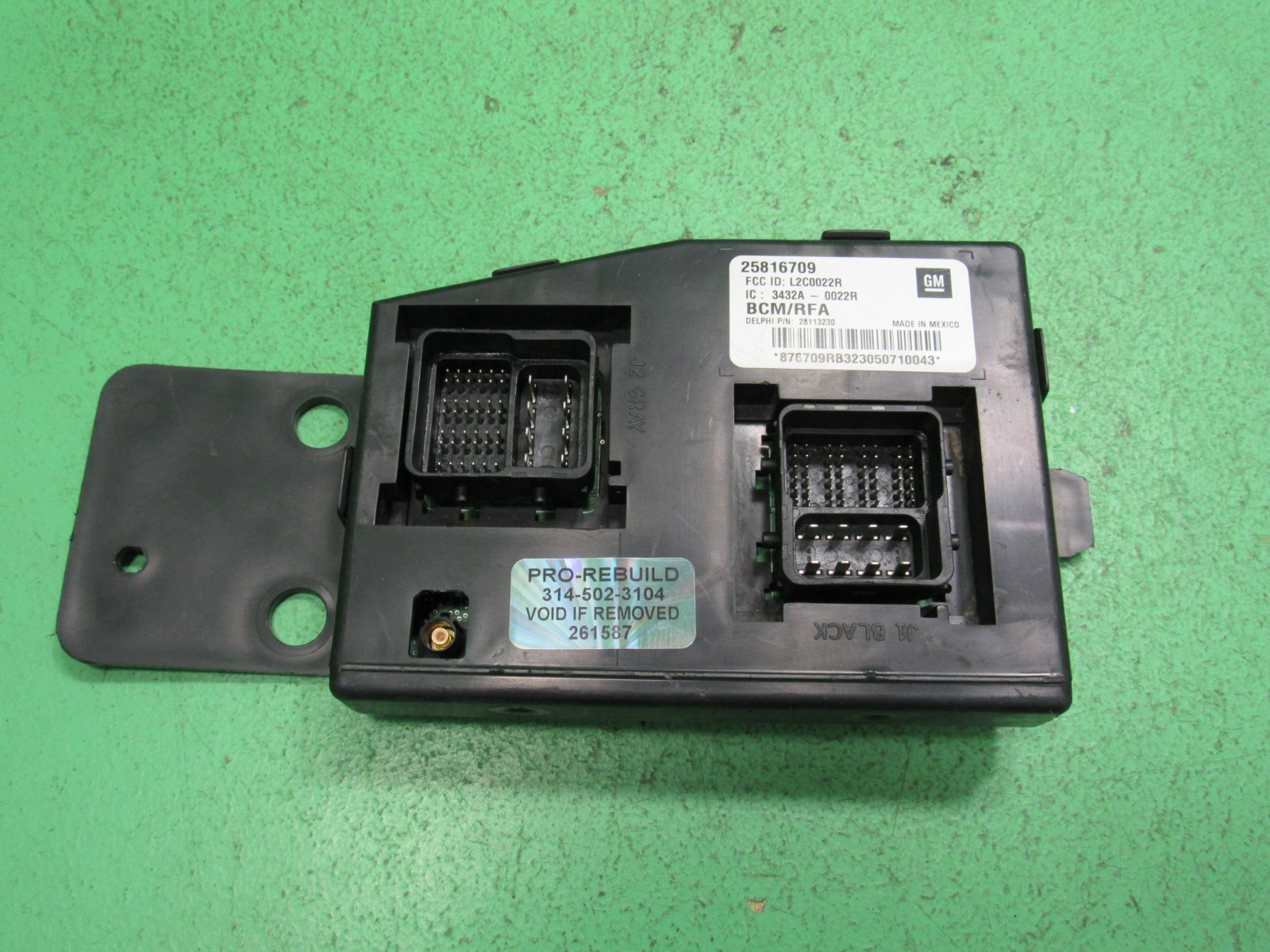 07-08 COLORADO CANYON H3 BCM BODY CONTROL MODULE VIN AND MILEAGE PROGRAMMED 1587