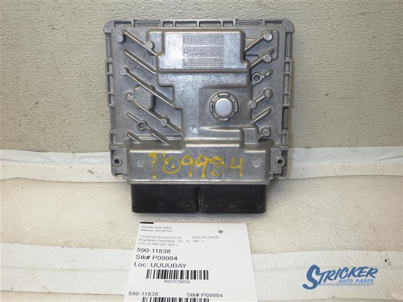 Volkswagen Atlas Cross Sport 2022 Engine Brain Box 3CN906259G3CM 9859