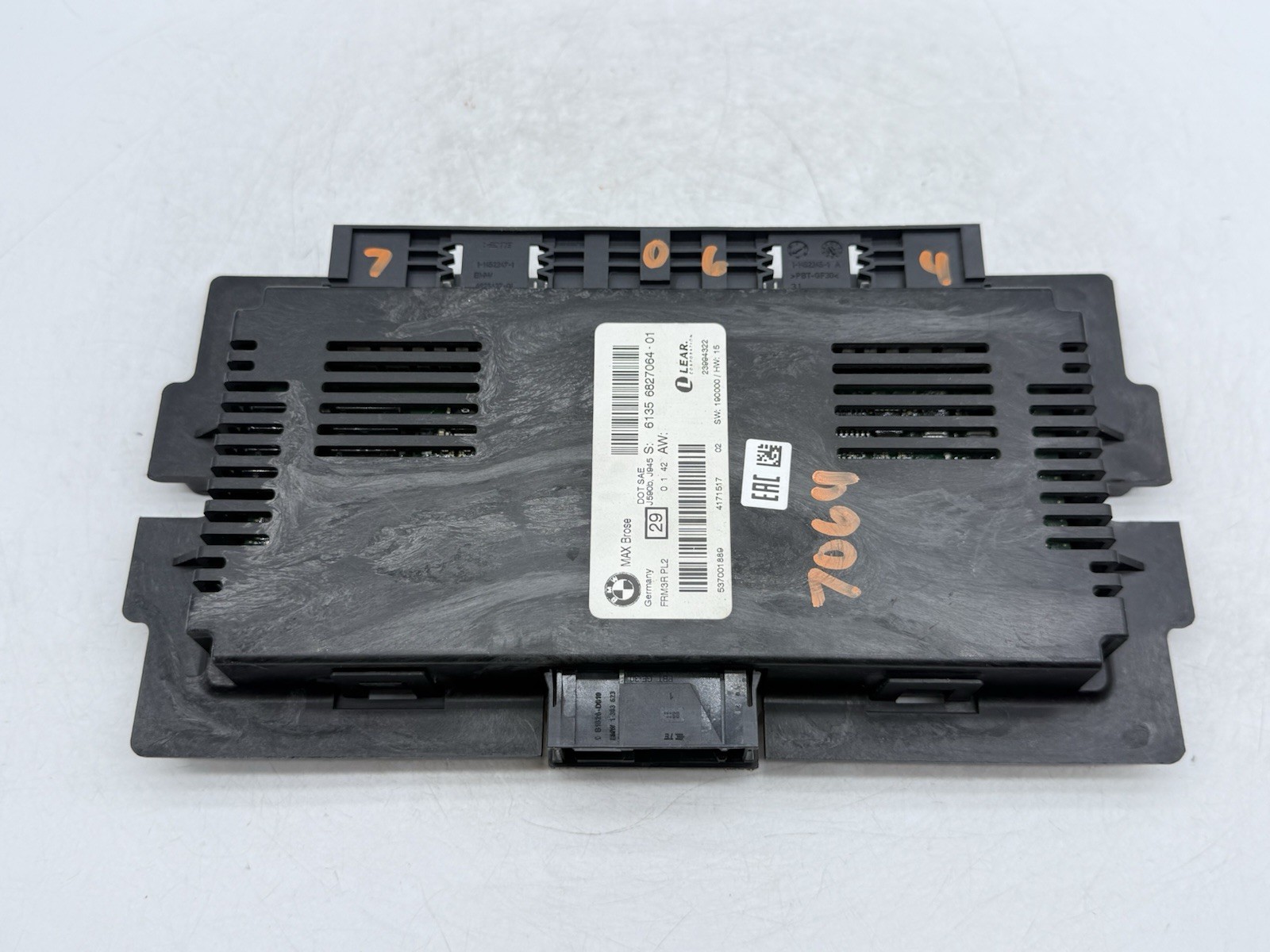 2010 2011 2012 BMW 328I 335I LIGHTING BODY CONTROL MODULE FRM3R LCM 6827064 OEM