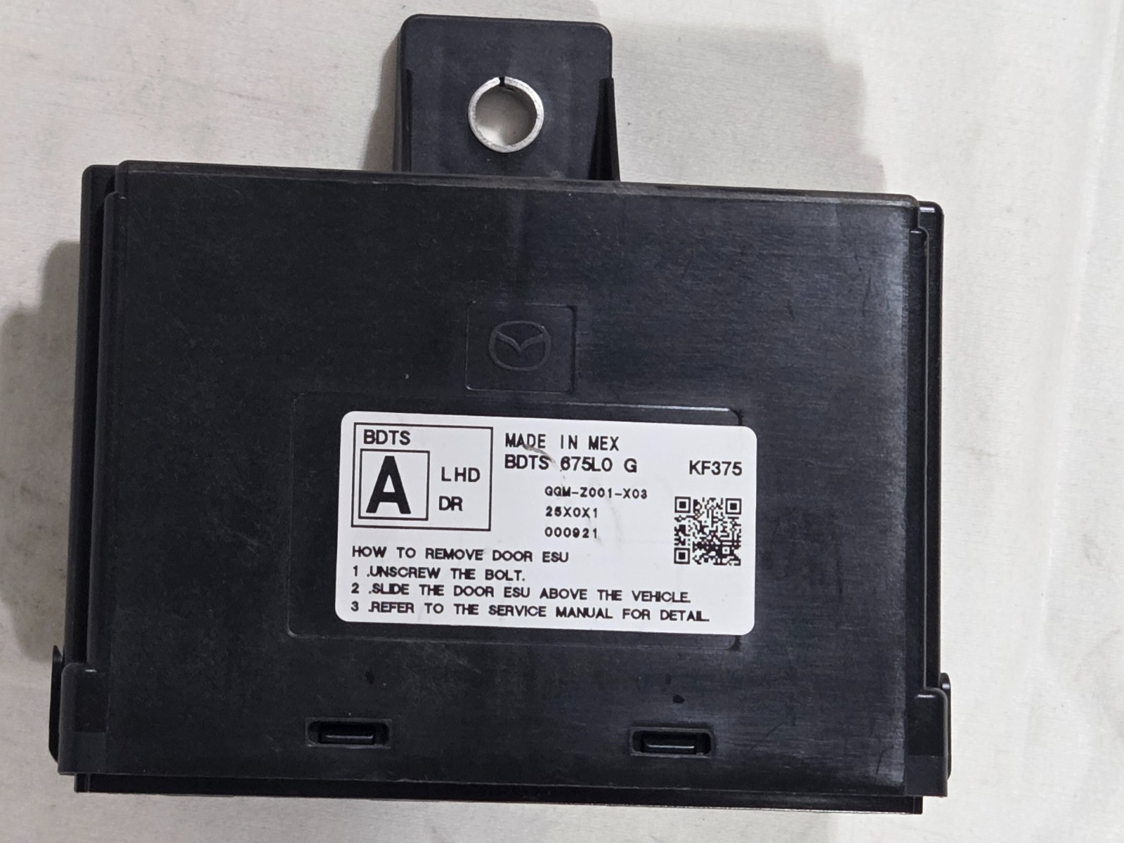 2019 – 2024 Mazda 3, CX-30 Front Left Side Door Control Module BDTS-675L0-G 3
