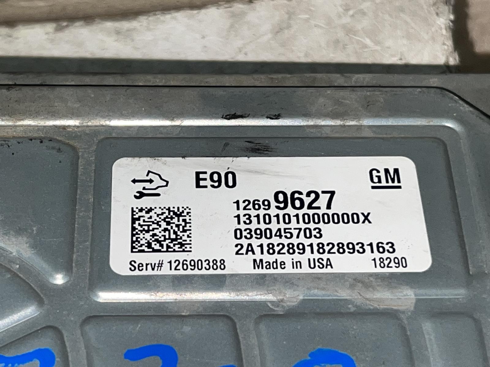 Used Engine Control Module (ECM) fits: 2019 Gmc Sierra 1500 pickup new style mir