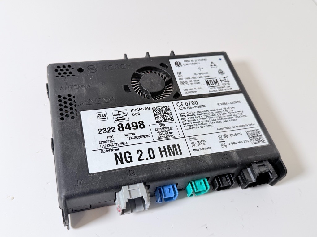 2016 CHEVY SILVERADO HMI HUMAN MACHINE INTERFACE MODULE | OEM 23228498