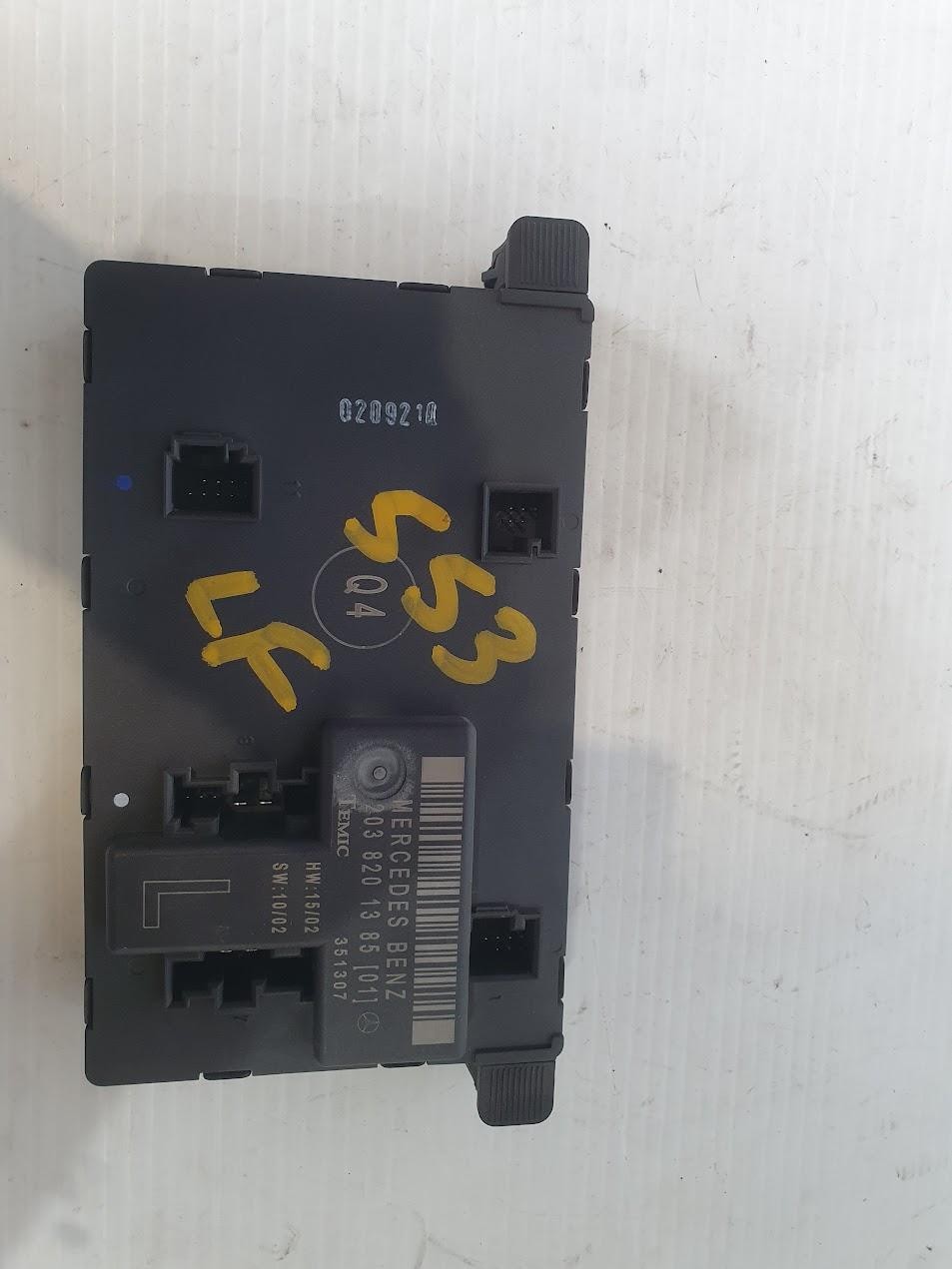 MERCEDES C CLASS ECU LEFT FRONT DOOR, W203, 11/00-06/07, 2038201385