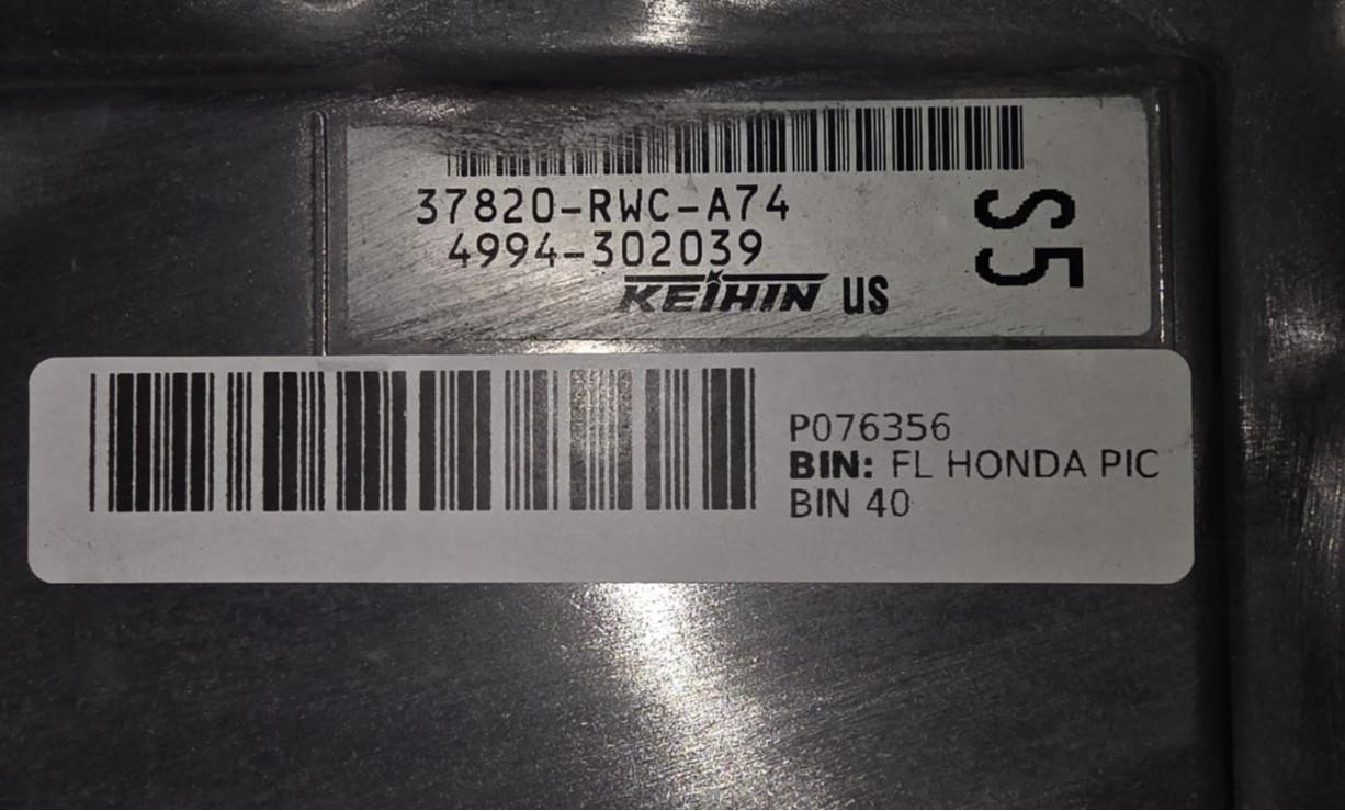 ENGINE COMPUTER ACURA RDX 2010 2011 37820-RWC-A74 2.3L PCM ECM ECU OEM