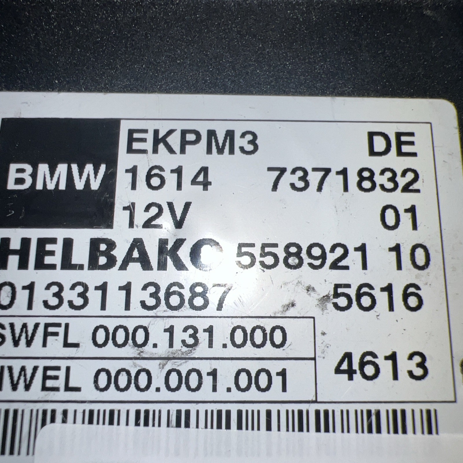 2011-2013 BMW F10 328i 528i 535i 750i Fuel Pump Control Module 16147301554 OEM
