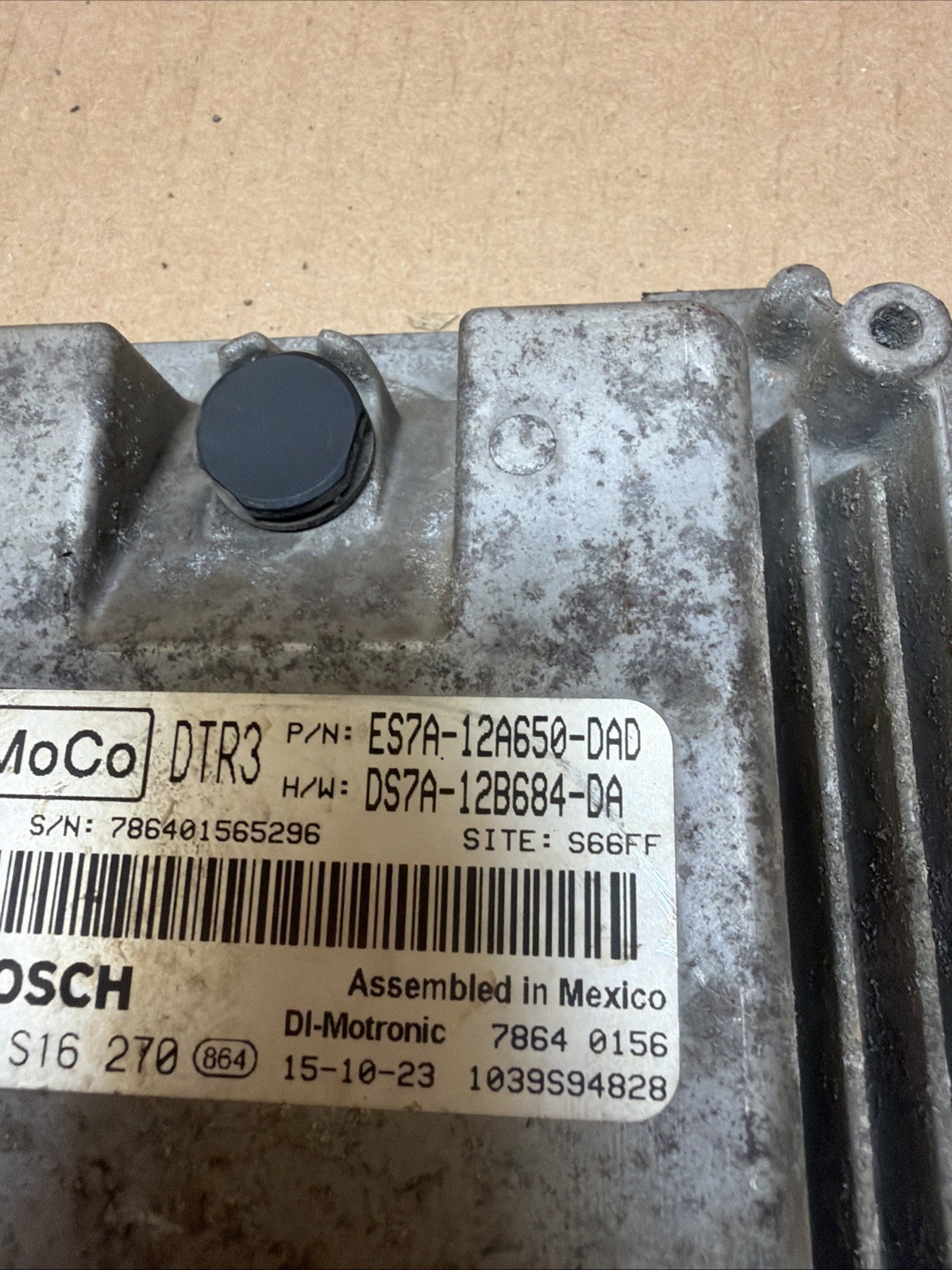 2014-2016 Fusion ECM Electronic Control Module ES7A-12A650-DAD