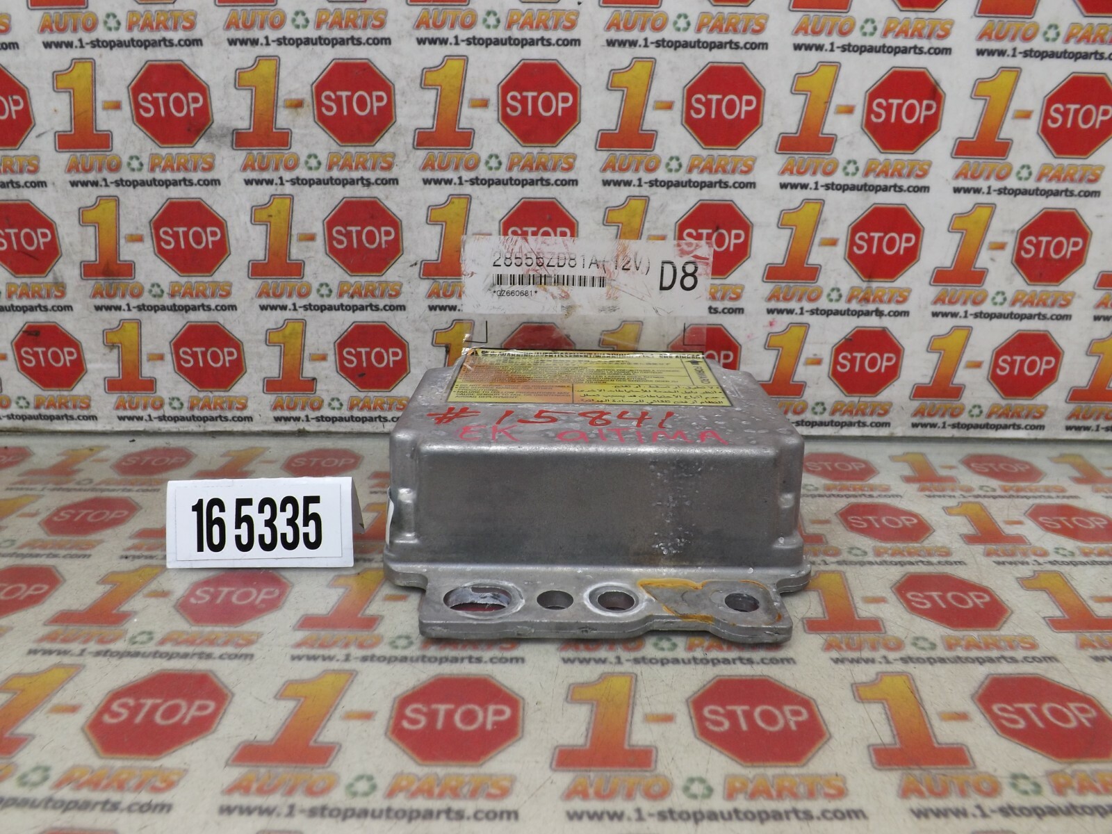 2006 06 NISSAN ALTIMA SRS CONTROL MODULE 28556-ZD81A OEM