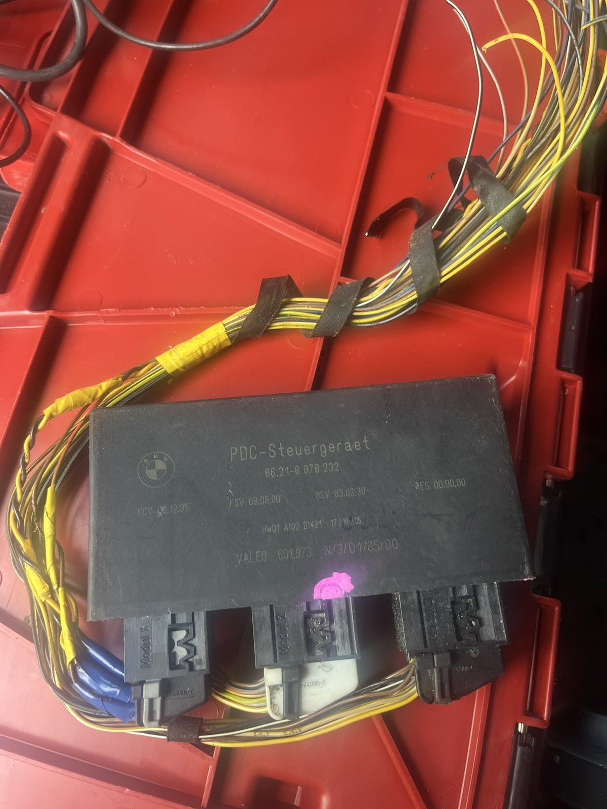 2008 BMW E60 520D SE LCI PDC PARK DISTANCE CONTROL MODULE ECU 9185139 OEM 5 6