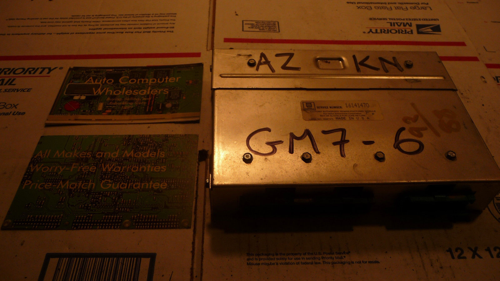GM7-6 WARRANTY OEM 92 93 Lumina Van Silhouette 3.8 Engine Computer Brain ECM ECU