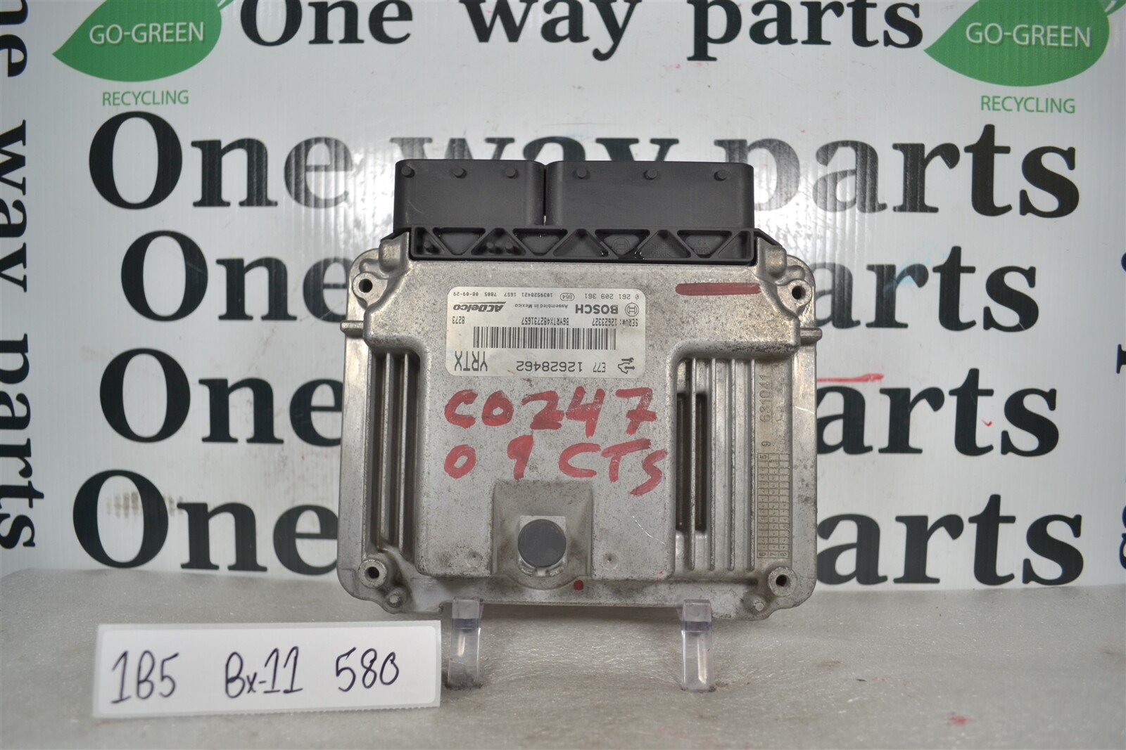 12623327 Cadillac CTS SRX 2008-09 Engine Control Unit ECU Module 1B5 580 B11