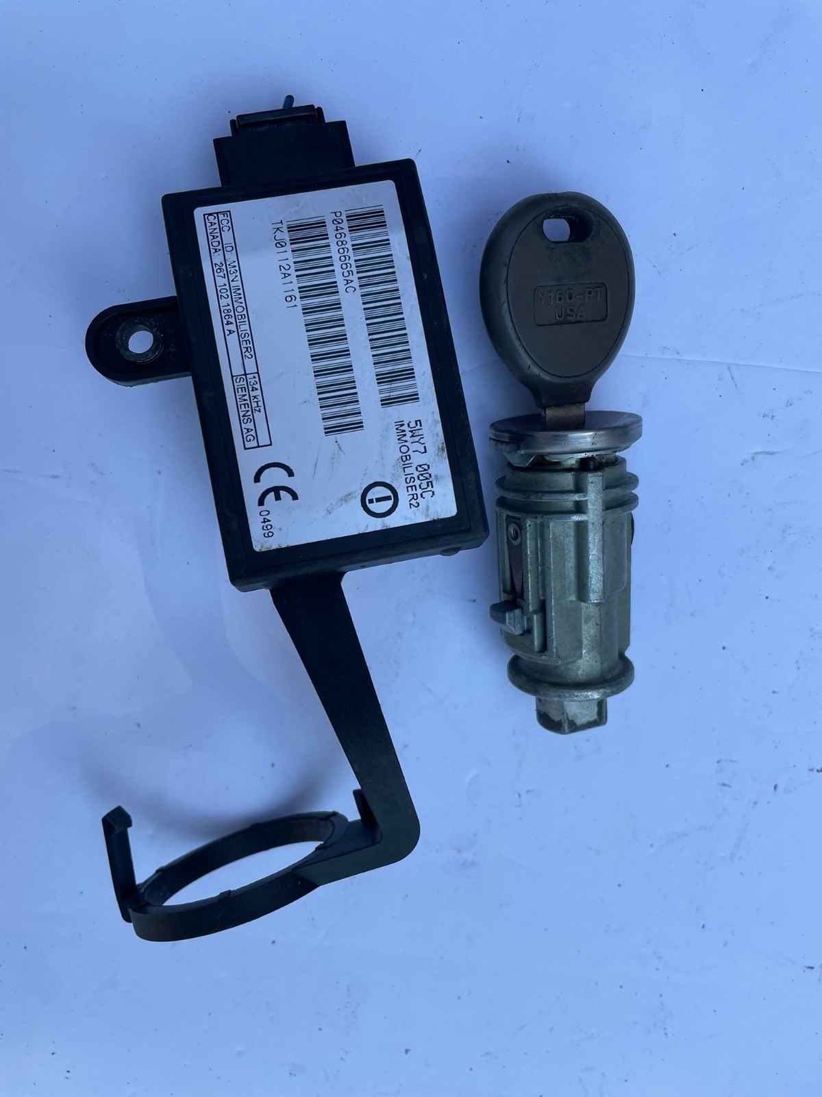 1996-2007 Jeep Chrysler Dodge Key Ignition Lock set Immobilizer Р04686665АC