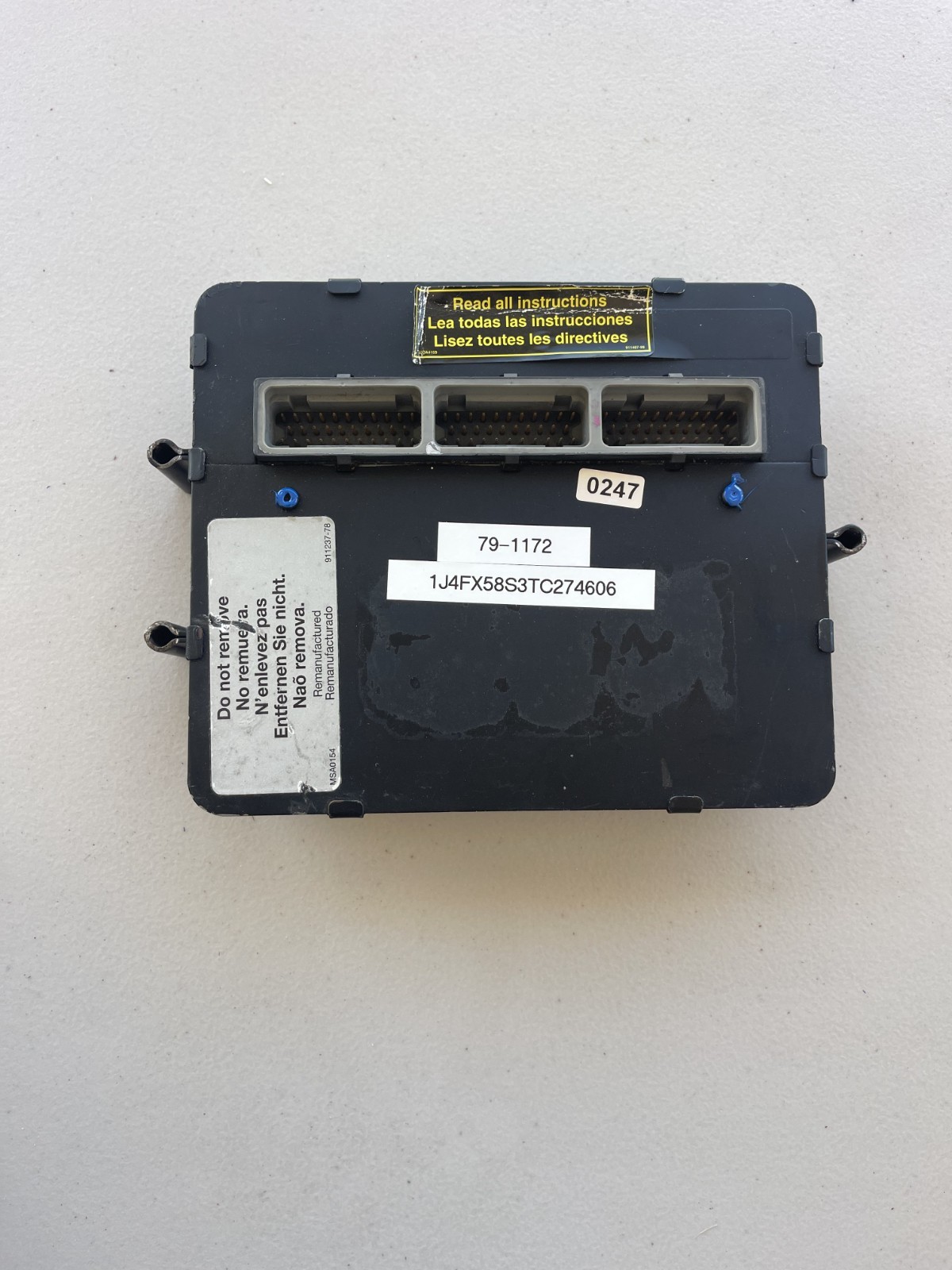 1996 Jeep Grand Cherokee 4.0L A/T Engine Computer 79-1172 ECU Control Module
