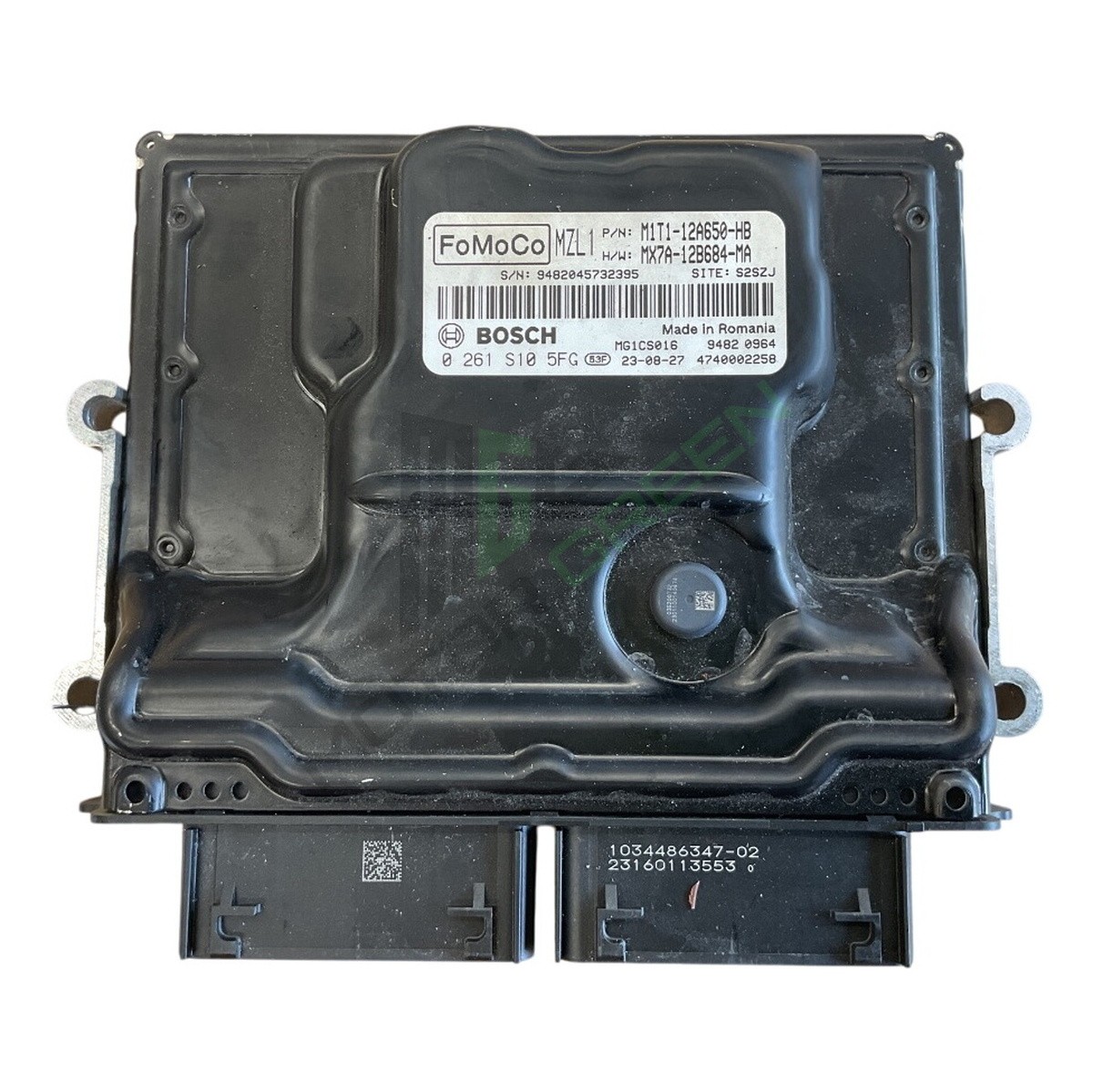Ford Puma 2019-2024 B7JB 1.0 Petrol Engine Ecu MX7A-12A650-BDA 2553521
