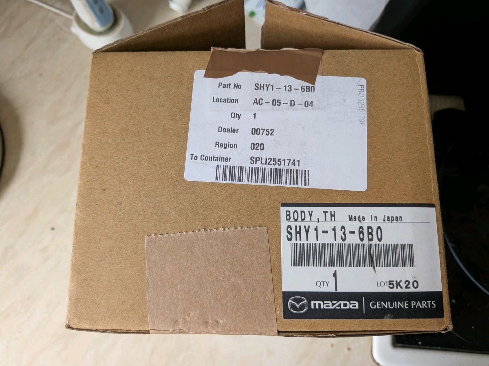 Mazda CX5 Body Throttle